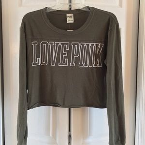 NWT Pink crop top. Sz Small.